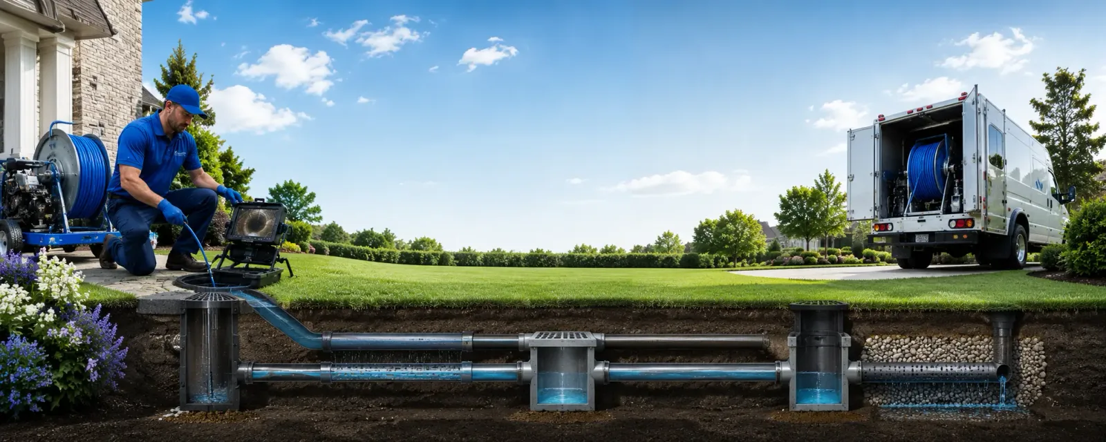 Outdoor drain cleaning information for Thomaston, CT